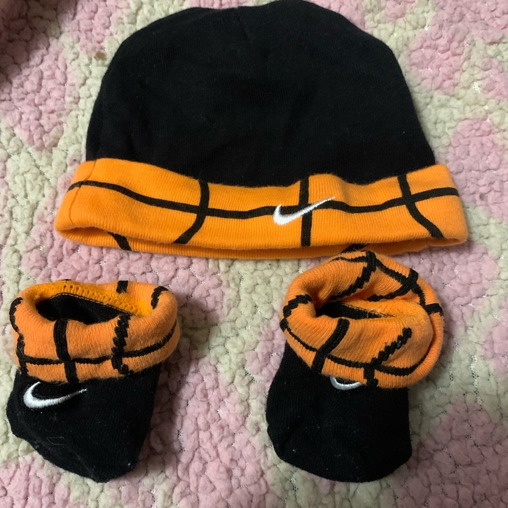 Infant hat and booties